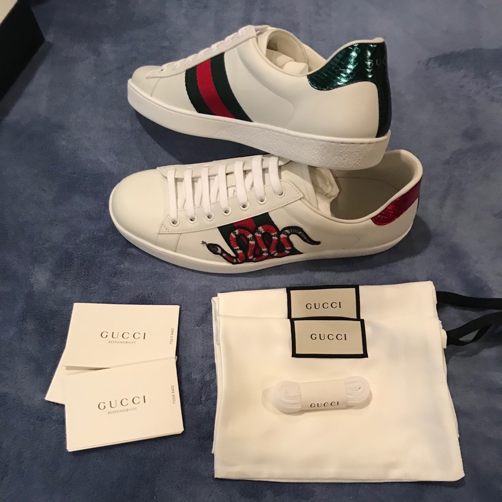 Gucci Ace Imprinted Sneaker